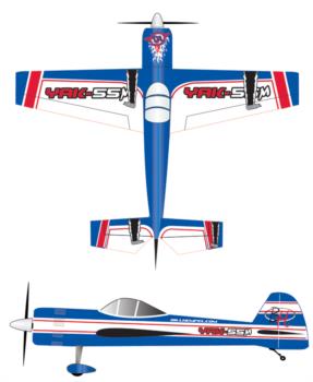 Bill Hempel Yak 55 - blue 3 Graphic Package 1